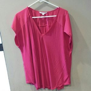 PRICE FIRM-Adrienne Vittadini pink career top